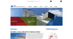Desktop Screenshot of bvbs.de